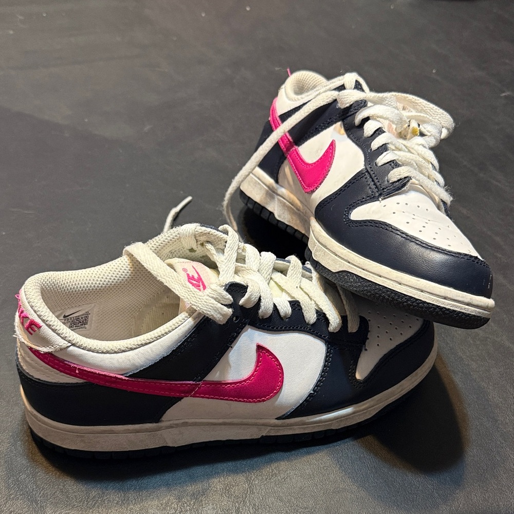 Nike Black and Pink Athletic Shoes